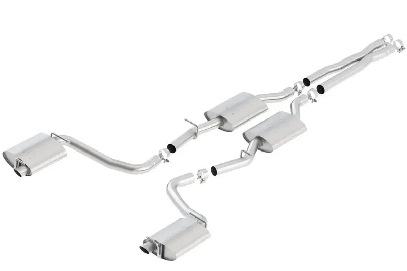 Borla 15-16 Dodge Charger R/T 5.7L No Tip Use Factory Valence Single Split Rear Exit Atak Exhaust 1
