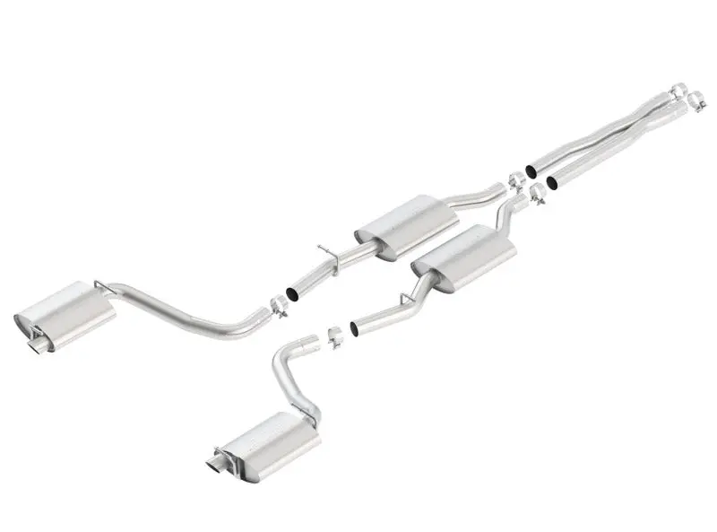 Borla 15-16 Dodge Charger R/T 5.7L No Tip Use Factory Valence Single Split Rear Exit S-Type Exhaust 1
