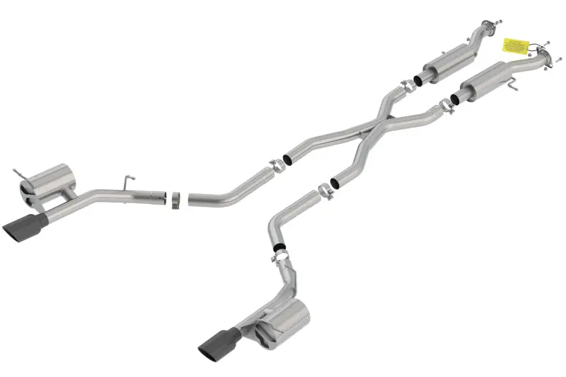 Borla 18-20 Dodge Durango Srt 6.2L V8 2.75In Atak Ss Catback Exhaust W/ Blk Chrome Tips 1