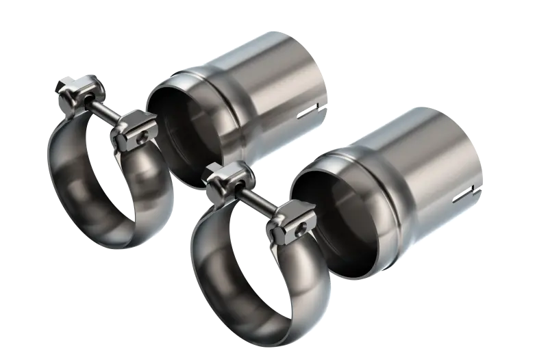 Borla 18-22 Dodge Charger R/T 5.7L V8 T-304 Stainless Steel Ball Flare Tip Adapter - Brushed 1