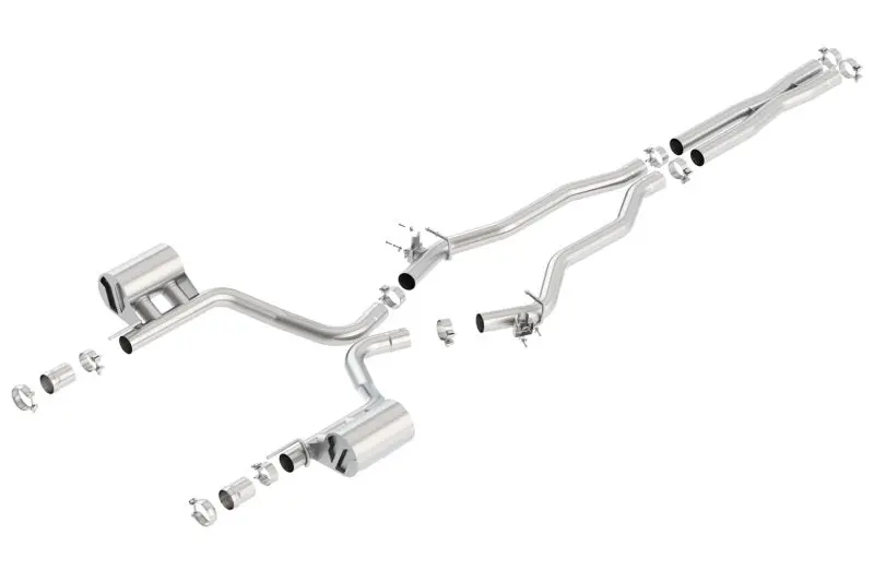 Borla 2015-2022 Charger Srt 392 / Scat Pack 6.4L Atak Catback Exhaust Single Split Rear Exit 1