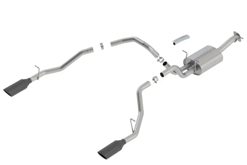 Borla 2019 Ram 1500 5.7L V8 At 4Dr Crew Cab Short Bed S-Type Ss Catback Exhaust - Black Chrome Tip 1
