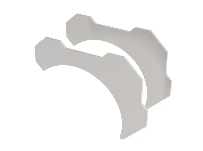 Borla 3In T-304 Stainless Steel Pipe/ Tube Bracket Kit (2 Pieces) 2