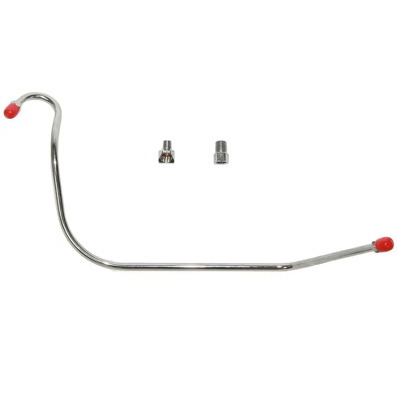 Bpc6302ss- 63-65 Chevy Bel Air, Biscayne, Impala 409Cid, 1/4 Return Line; Chrome 1
