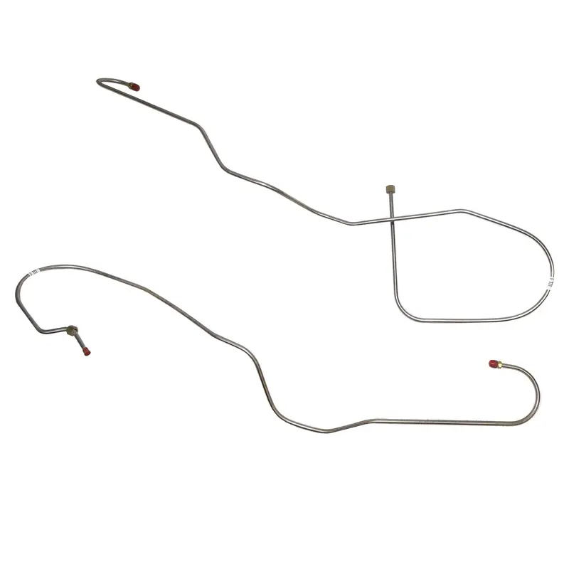 Btc5803ss- 58 Chevy Bel Air, Biscayne, Impala, 283/348Cid Engine 8Cyl, Powerglide Transmission Line Set W/ Heavy Duty Cooling; Stainless 1