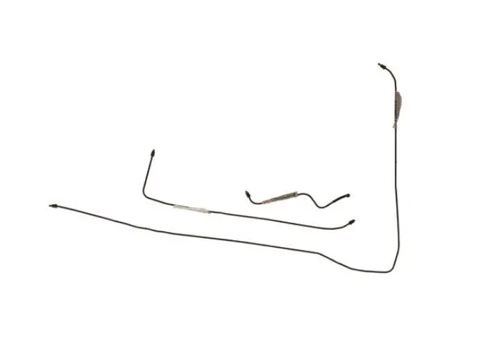 Cas6401ss- 64-67' Chevy El Camino; Rear Air Shock Lines; Stainless 1