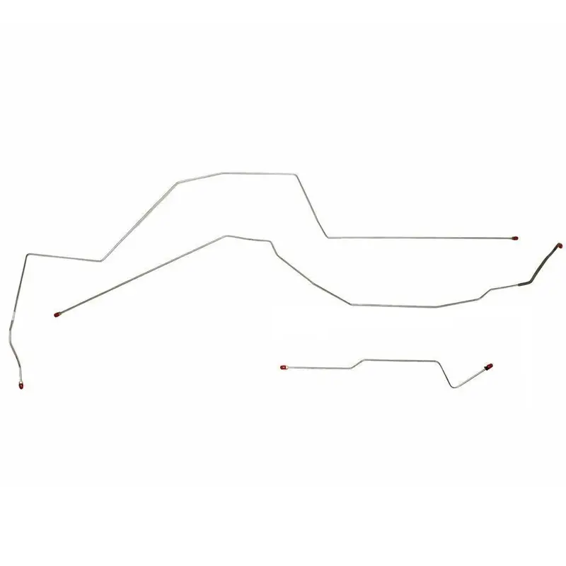 Cbk0229ss - 97-99 Chevy Malibu, Olds Alero, With Abs; Complete Brake Line Kit; Stainless 1