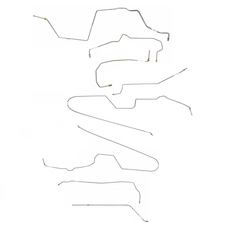 Cbk0231om - 00-07 Monte Carlo, W/O Abs, Complete Brake Line Kit; Steel 1