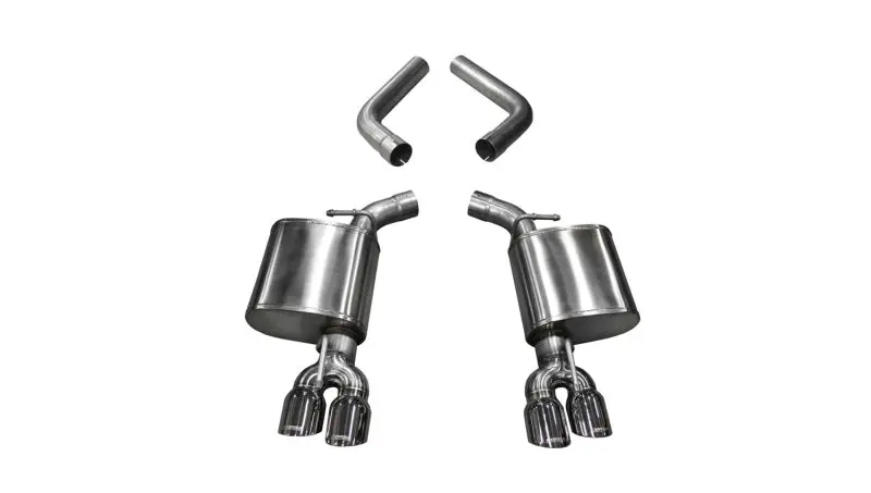 Corsa 15-23 Dodge Challenger 6.4L/17-19 Challenger 5.7 Polished Sport Axle-Back Exhaust W/3.5In Tips 1