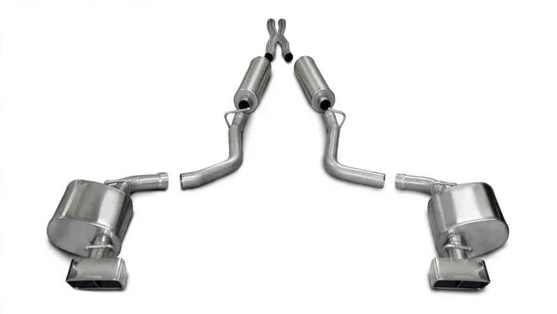 Corsa 2009-2010 Dodge Challenger R/T 5.7L V8 Auto Polished Xtreme Cat-Back Exhaust 1