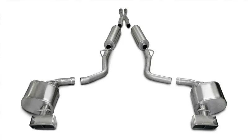 Corsa 2009-2010 Dodge Challenger R/T 5.7L V8 Manual Polished Xtreme Cat-Back Exhaust 1