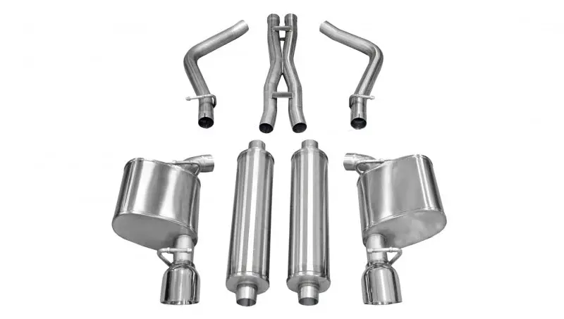 Corsa 2011-2013 Chrysler 300 R/T 5.7L V8 Polished Sport Cat-Back Exhaust 2