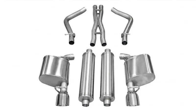 Corsa 2011-2014 Chrysler 300 R/T 5.7L V8 Polished Xtreme Cat-Back Exhaust 1