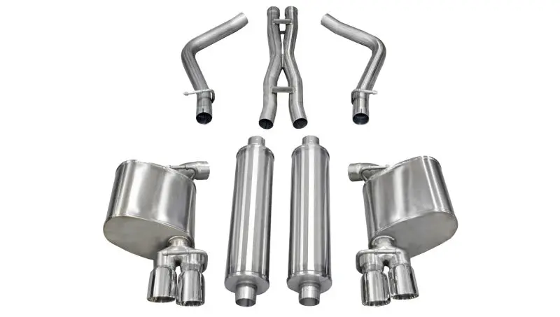 Corsa 2011-2014 Dodge Charger R/T 5.7L V8 Polished Xtreme Cat-Back Exhaust 2