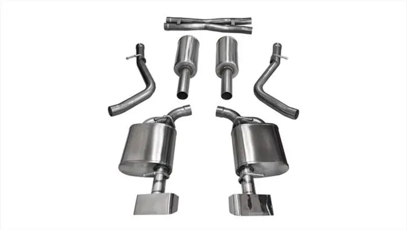 Corsa 2015-2016 Dodge Challenger 5.7L V8  Polished Xtreme Cat-Back 1