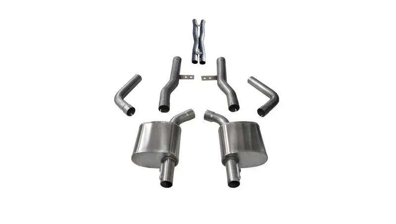 Corsa 2017-2020 Dodge Charger/Chrysler 300 5.7L V8 Xtreme Cat-Back Dual Rear Exit W/O Tips 1
