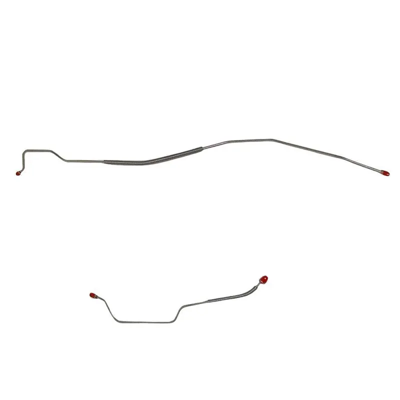 Dra6701ss- 67' Ford Fairlane W/ 8'' Rear Axle; 2Pc Rear Axle Brake Line Set; Stainless 1
