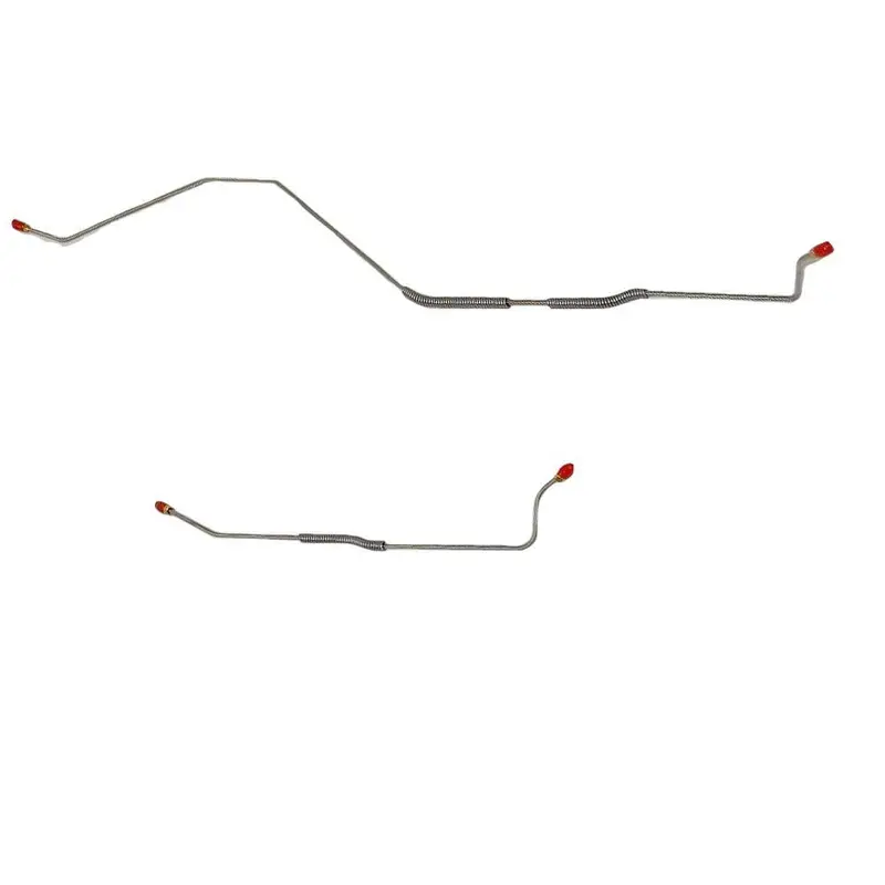 Dra6702om- 67' Ford Fairlane W/ 28 Spline/9'' Rear Axle 2Pc Rear Axle Brake Line Set; Steel 1