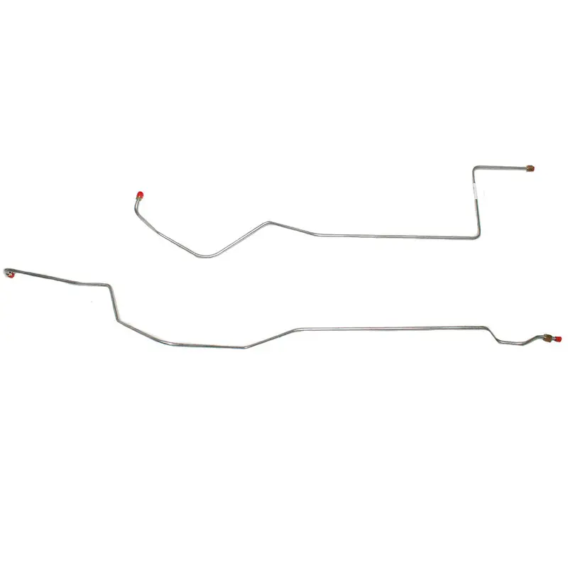 Dtc6601om- 66-67' Ford Fairlane W/ 8Cyl, C6 Transmission; 2Pc Transmission Cooler Line Set; Steel 1