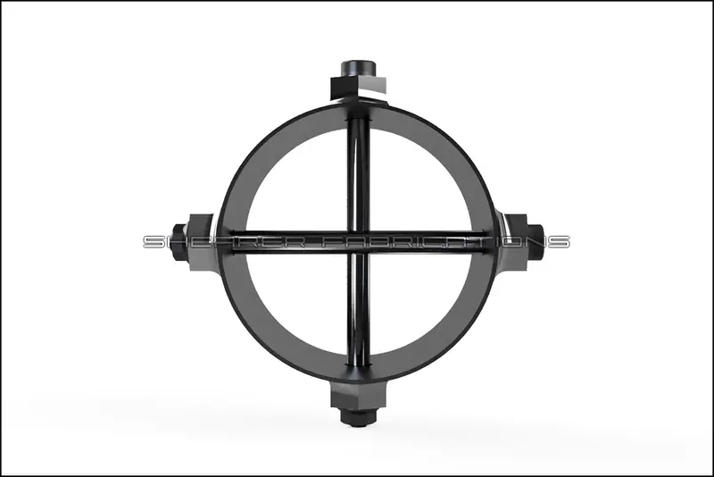 Exhaust Crossbolt Kit, Titanium 1