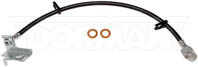 Flh620557- 04-08 Ford F-150 Rear Center Drop Brake Hose; Rubber 1