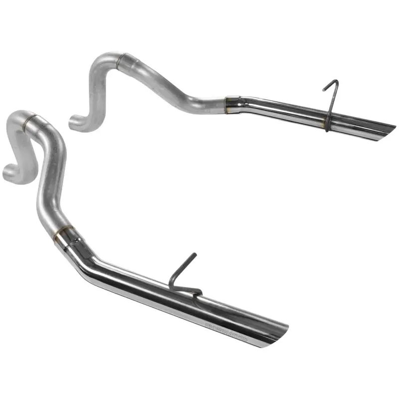 Flowmaster- 15814 87-93 Mustang T-Pipes, Ss Tips 1Pr. 1