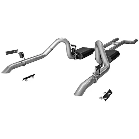 Flowmaster 17282 American Thunder Header-Back Exhaust System 1967-1970 Ford Mustang V8 2