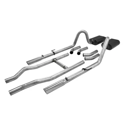 Flowmaster 817174 American Thunder Header-Back Exhaust System 1955-1957 Chevy Car V8 (Except Convertible/Wagon) 1