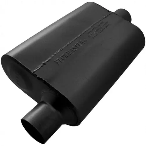 Flowmaster 942541 40 Delta Flow Muffler - 2.50 Offset In / 2.50 Center Out - Aggressive Sound By Flowmaster 1