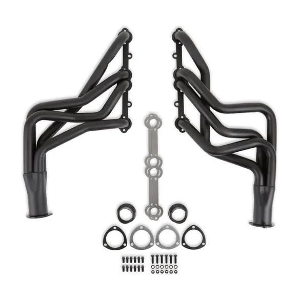 Flowtech- 11100Flt Long Tube Headers Black Sbc 1
