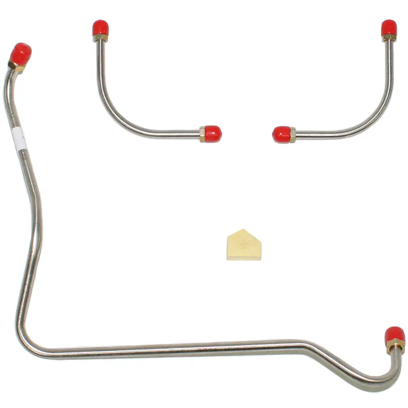 Fpc67zzss- 67-68 Chevy Camaro Z/28, 302 Cid, Pump To Carb 3 Lines & ''Y'' Blk; Stainless 1