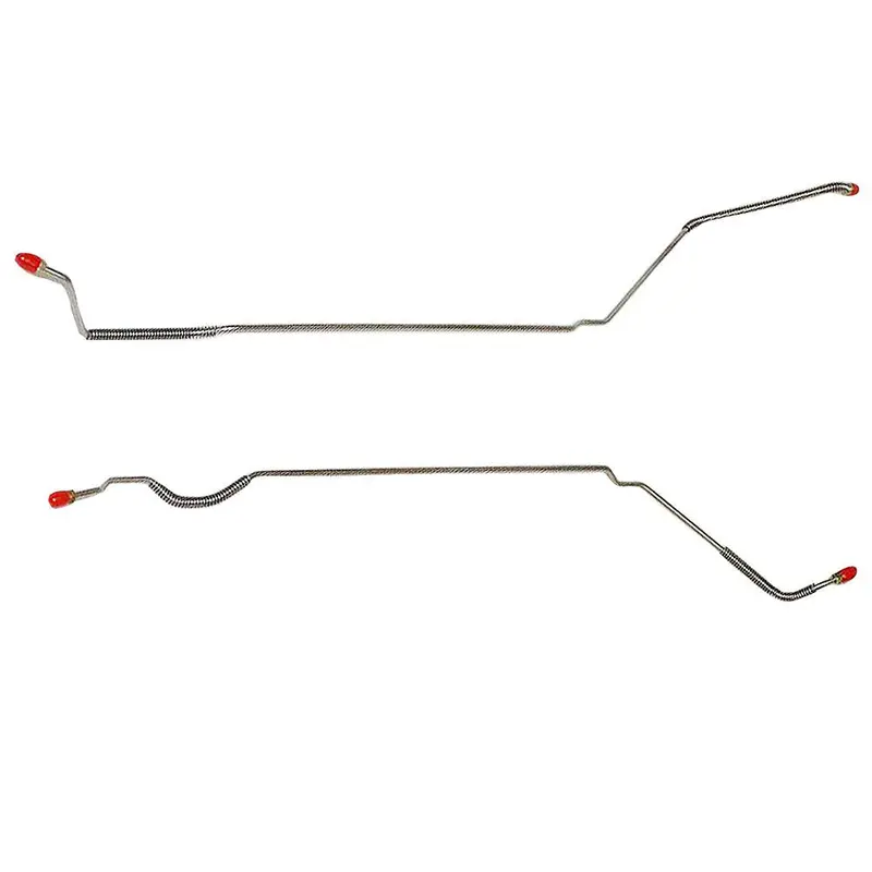 Fra6803ss- 68' Pontiac Firebird, Rear Axle Brake Lines, 2Pc; Stainless 1