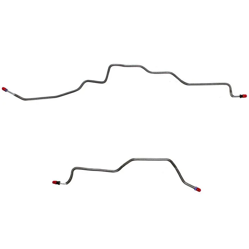 Fra9801om- 98-02 Camaro 98-02 Firebird/ Trans Am No Traction Control Rear Axle Brake Line; Steel 1