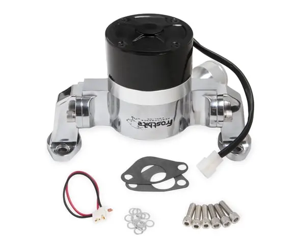 Frostbite 22-111 Electric Water Pump Polished 35Gpm For Sbc 1