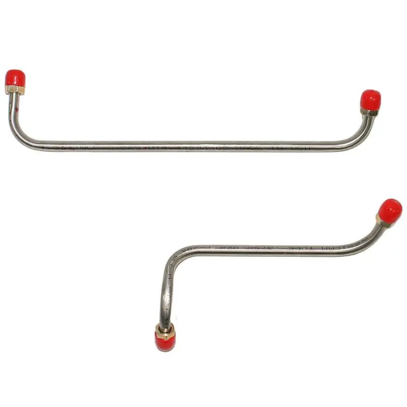 Gpc6102ss- 61-64' Ford Galaxy, Big Blk, 4Bbl W/ In-Line Filter, 2Pc Pump To Carb Fuel Line Set; Stainless 1