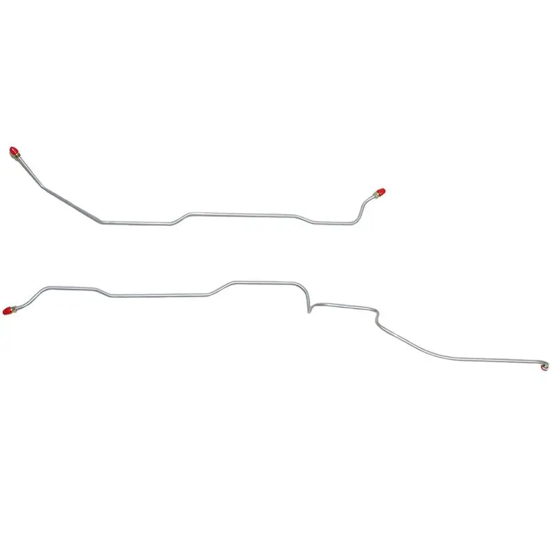 Gra6601om- 66' Ford Galaxie, 2Pc Rear Axle Brake Line Set; Steel 1