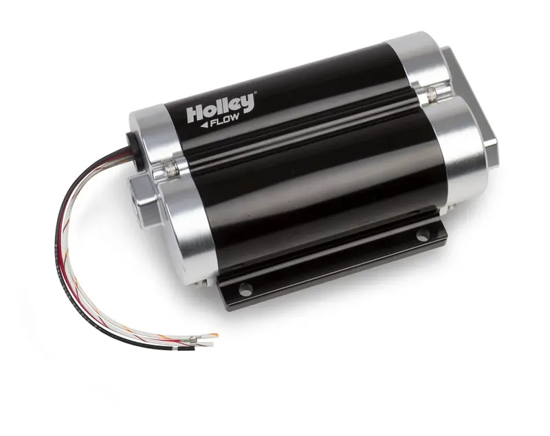 Holley 12-1600-2 160Gph Dominator In-Line Billet Fuel Pump Dual Inlet 1