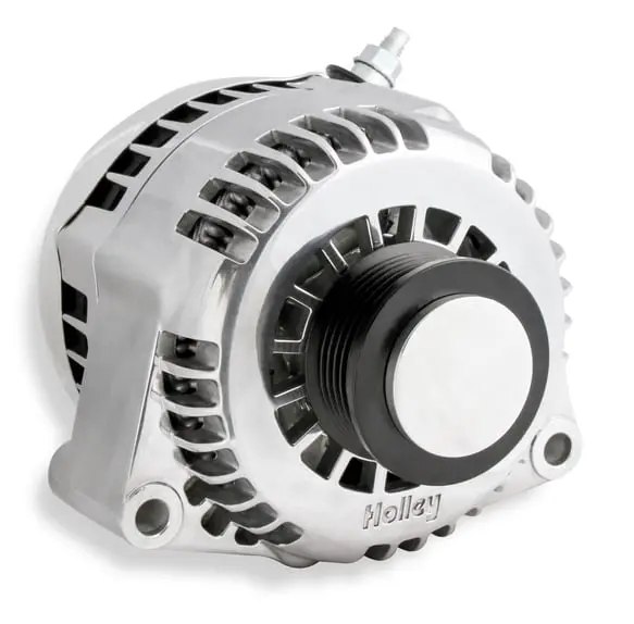 Holley- 197-304 Holley Premium Alternator 150 Amp, Polished 1