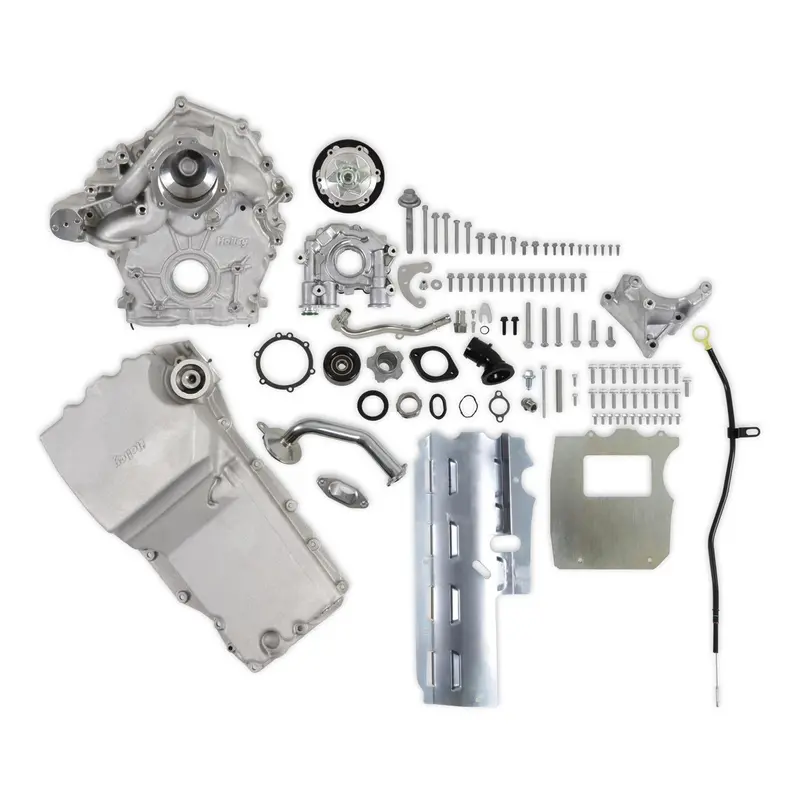 Holley 20-320 Godzilla High-Mount Accessory Drive W/Swap Oil Pan/Pump Base Kit 1
