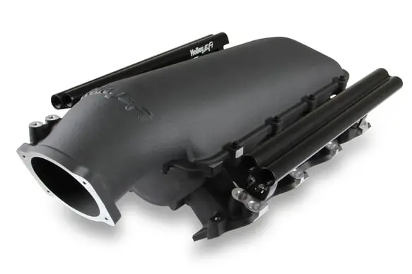 Holley- 300-624Bk Dual Fuel Injector Lo-Ram Efi Intake Manifold Kit Ls1/2/6 Black 1