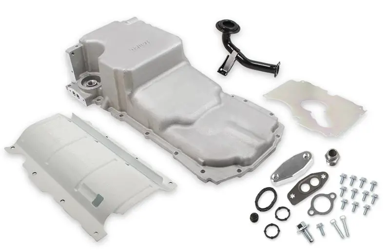Holley 302-20 Gm Gen V Lt Swap Oil Pan W/Turbo Oil Return 1