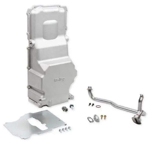 Holley- 302-3 Oil Pan, Ls Retrofit Holley Gm Ls Swap Oil Pan - Most Front Clearance 1