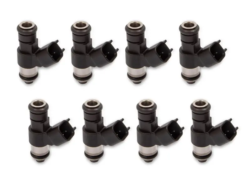 Holley 522-228X 220Lb/Hr Ev6 High Impedance Fuel Injectors Set Of 8 1