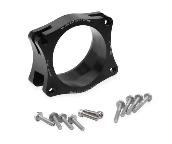 Holley- 717-15 Throttle Body Angle Adapter For Gm Ls/Lt/Lt4 Intakes 1