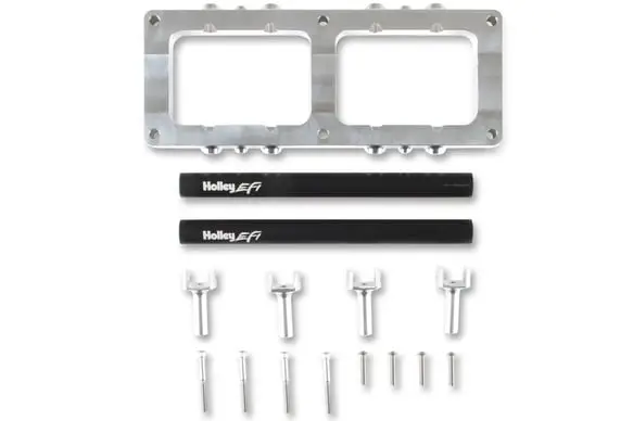 Holley Efi 17-92 Supercharger Injector Spacer W/Efi Rails 2