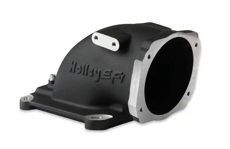 Holley Efi- 300-240Bk Efi Throttle Body Intake Elbow 4150 Black 1