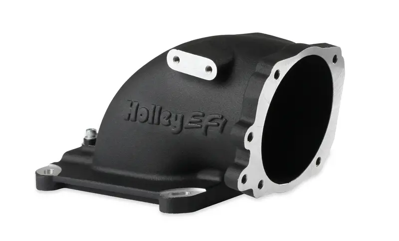 Holley Efi- 300-240Fbk Efi Throttle Body Intake Elbow 4150 Black 1