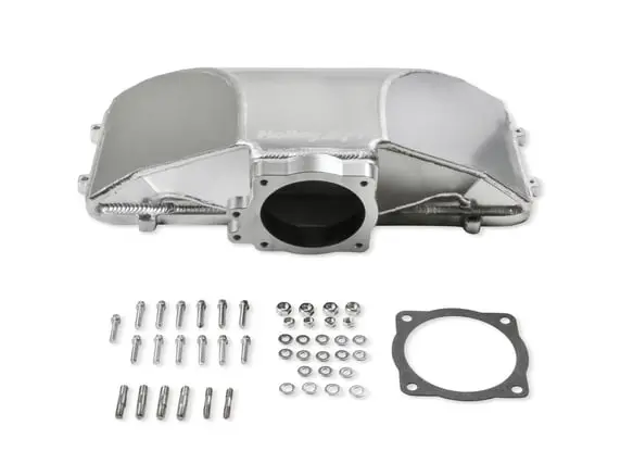 Holley Efi- 300-280 95Mm Fabricated Side Mount Plenum Top 1