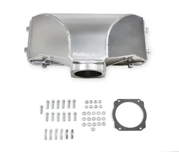 Holley Efi- 300-284 Hi-Ram 95Mm Fabricated Side Mount Plenum Top 1
