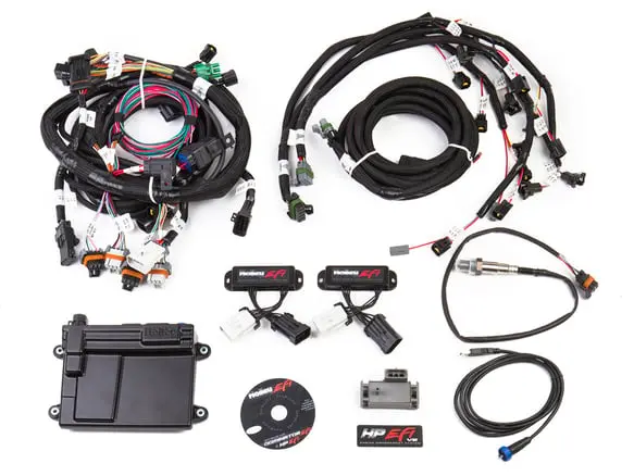 Holley Efi- 550-616N Holley 550-616N - Hp Efi Ecu And Harness Kit - 99-04 Ford Modular 4.6L 2V W/ Ntk Wbo2 1